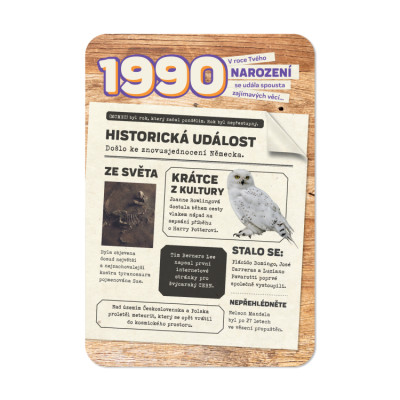 Albi Retro přání - 1990
