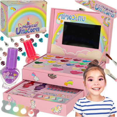 Kosmetický kufřík plný líčení pro holky Unicorn jednorožec