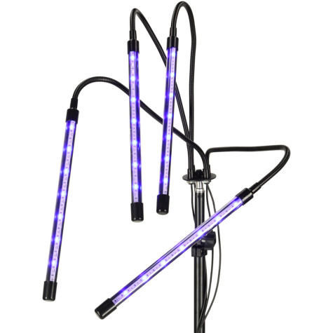 LED lampa pro pěstování rostlin se stativem 80LED ~ 9