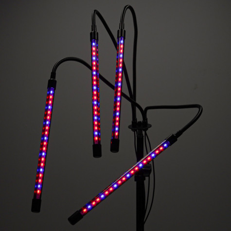 LED lampa pro pěstování rostlin se stativem 80LED ~ 11