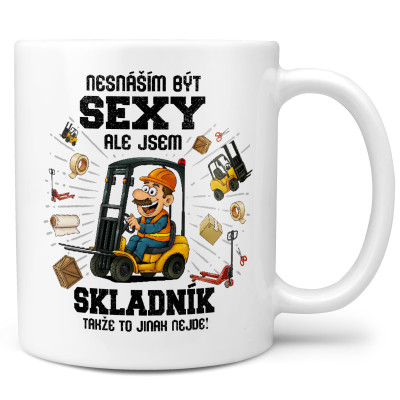Hrnek 330 ml - Sexy skladník