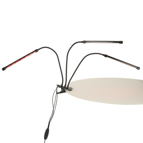 LED Lampa pro pěstování rostlin se sponou černá ~ 2