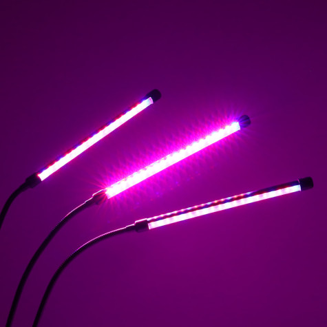 LED Lampa pro pěstování rostlin se sponou černá ~ 5