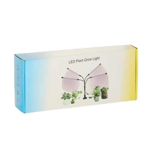 LED Lampa pro pěstování rostlin se sponou černá ~ 11
