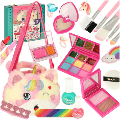 Sada make-up kosmetika v kabelce pro děti 21 ks Jednorožec ~ 1