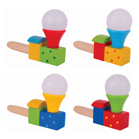 Bigjigs Toys Foukání lokomotiva s balónkem 1 ks ~ 1