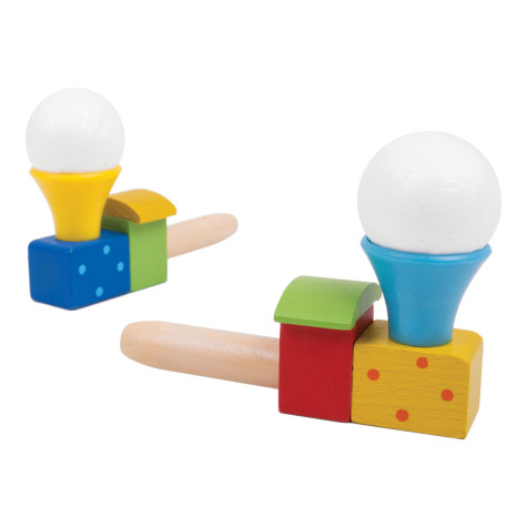 Bigjigs Toys Foukání lokomotiva s balónkem 1 ks ~ 5