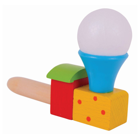 Bigjigs Toys Foukání lokomotiva s balónkem 1 ks ~ 7