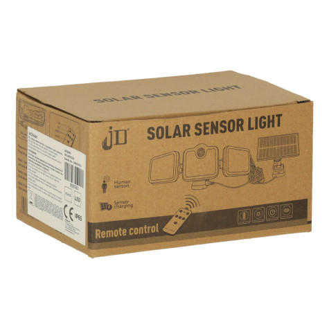 LED solární lampa 3v1 se soumrakovým senzorem pohybu ~ 13