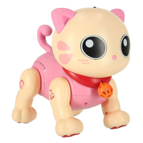 Interaktivní kočka na dálkové ovládání RC robot - růžová ~ 1