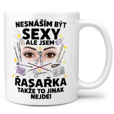 Hrnek 330 ml - Sexy řasařka