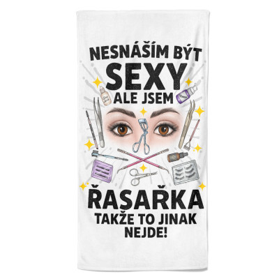 Osuška 140 x 70 cm - Sexy řasařka