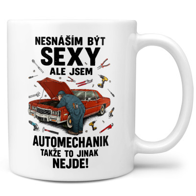 Hrnek 330 ml - Sexy automechanik