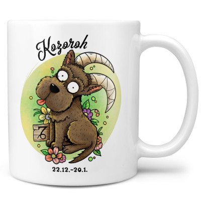 Hrnek 330 ml Psí znamení - Kozoroh