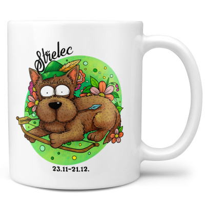 Hrnek 330 ml Psí znamení - Střelec