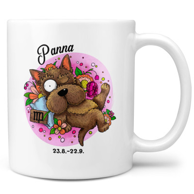 Hrnek 330 ml Psí znamení - Panna