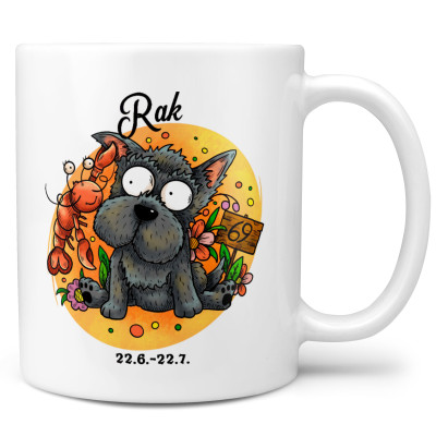 Hrnek 330 ml Psí znamení - Rak