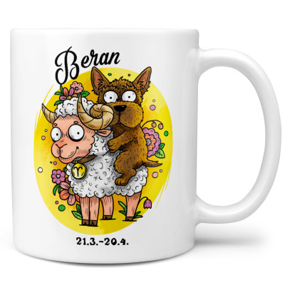 Hrnek 330 ml Psí znamení - Beran