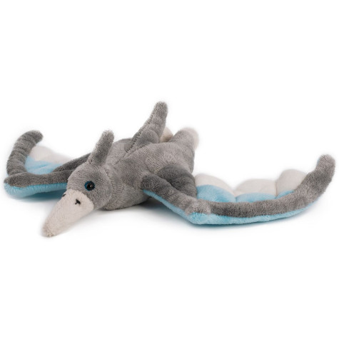 Teddies Pterosaur dinosaurus plyš 29x18cm šedivý ~ 1