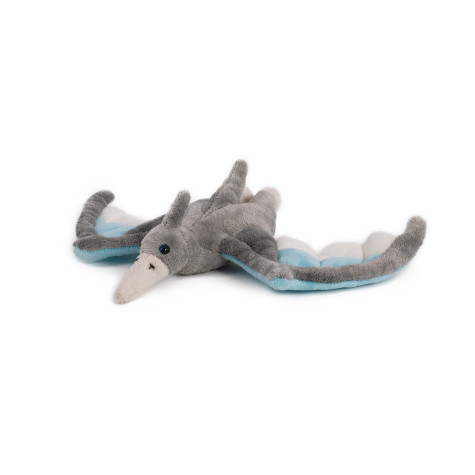 Teddies Pterosaur dinosaurus plyš 29x18cm šedivý ~ 2