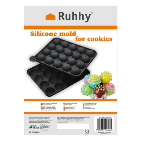 Silikonová forma na výrobu cukroví cakepops Ruhhy 21808 ~ 9