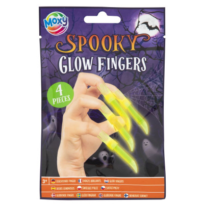 Grafix Halloweenské svítící nehty 4 ks