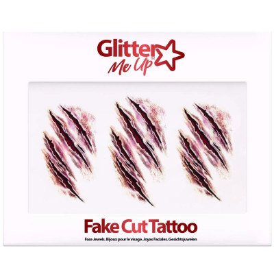 Tetování - Krvavé škrábance Fake Cut Tattoo