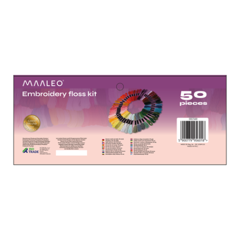 Sada bavlnek mix barev 50 ks Ruhhy 25680 ~ 7