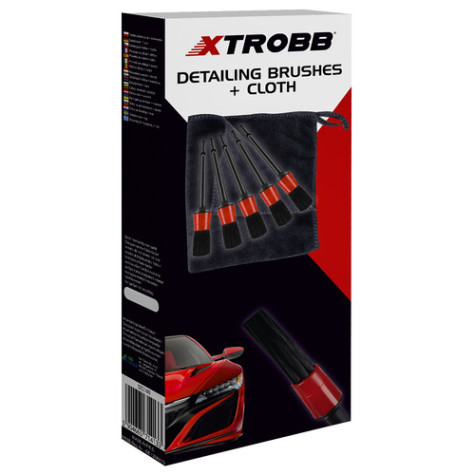 Sada štětců na detailingové čištění auta Xtrobb 21449 ~ 10