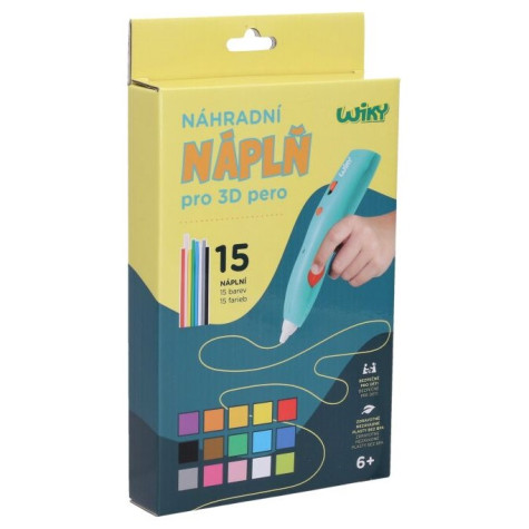 Wiky Náhradní náplně do 3D pera 15 ks ~ 1