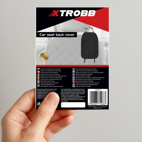 Ochranný potah na opěradlo autosedačky černý Xtrobb 26545 ~ 8