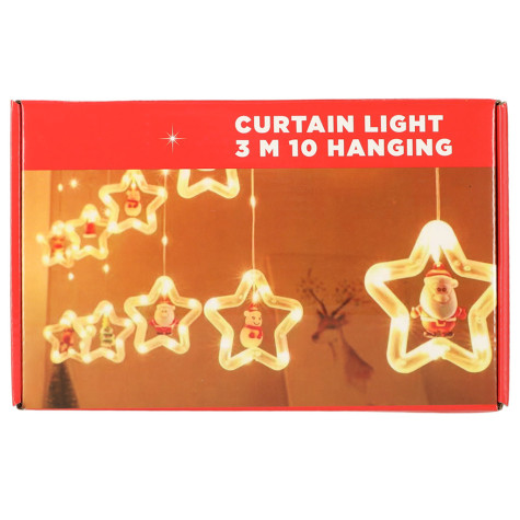 LED světla s figurkami 3m 125LED teplá bílá ~ 4