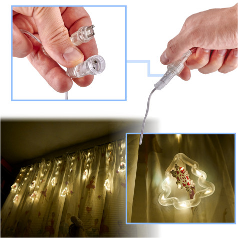 LED světla stromečky 3m USB teplá bílá ~ 5