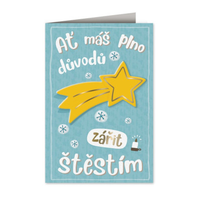 Nekupto Vánoční přání - Kometa