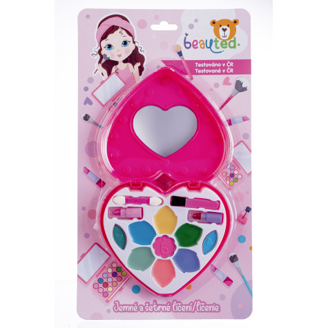Teddies Dětská sada líčení beauted paletka srdce se zrcátkem ~ 2