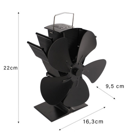Krbový ventilátor 5lopatkový Kaminer 26206 ~ 6