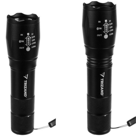 USB LED svítilna T6 černá Trizand 18368 ~ 4