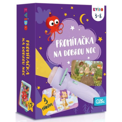 Albi Kvído Promítačka na dobrou noc - fialová