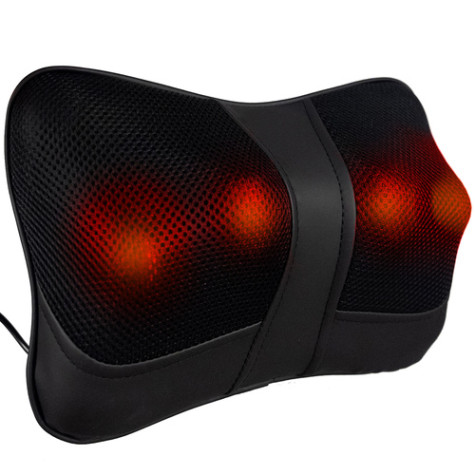 Masážní polštář elektrický černý Soulima 22987 ~ 8