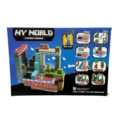 My World magnetické bloky + figurky 184 ks ~ 2