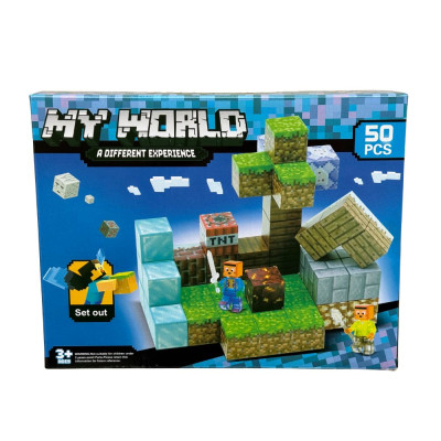 My World magnetické bloky + figurky 50 ks