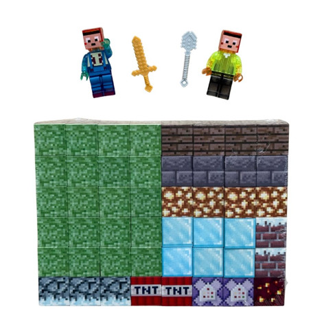 My World magnetické bloky + figurky 50 ks ~ 3
