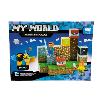 My World magnetické bloky + figurky 32 ks