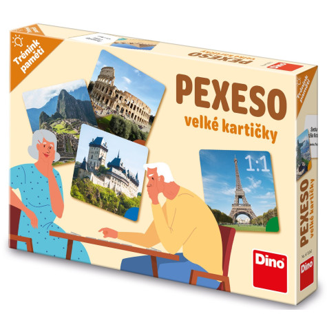 Dino Trénink paměti: Památky pexeso ~ 1