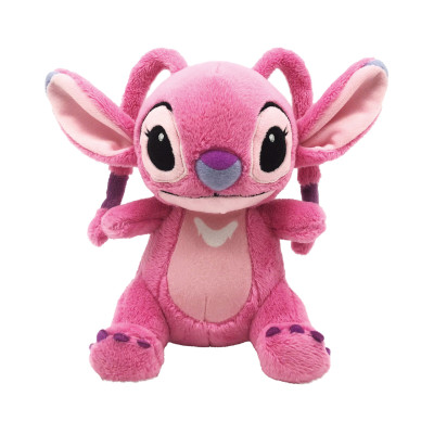 Dino Angel baby plyšák velikost S růžový