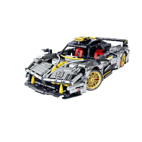 iM.Master Stavebnice Auto s mechanickým pohonem 1237 dílků ~ 2