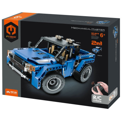 iM.Master Stavebnice Terénní auto RC skládací modré 353 dílků