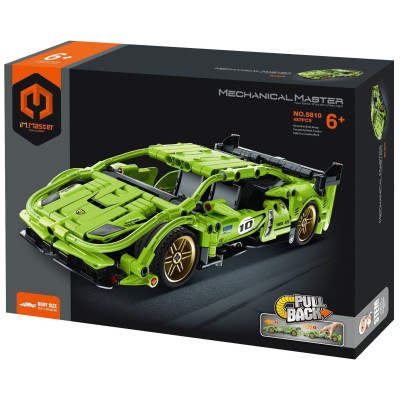 iM.Master Stavebnice Sportovní auto zelené 457 dílků
