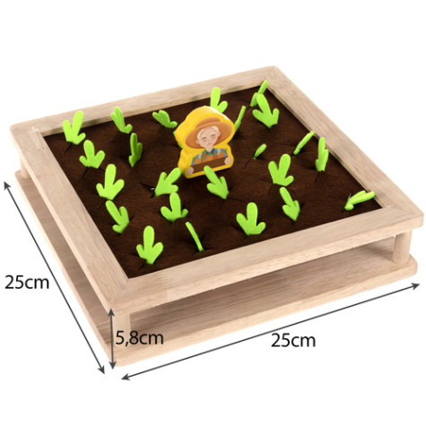 Dřevěné puzzle Farma Kruzzel 22755 ~ 10