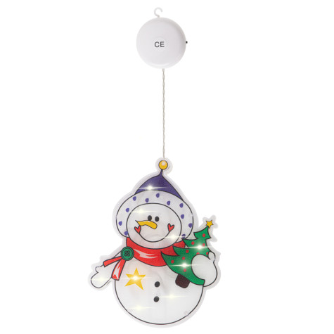 LED závěsné svítící dekorace Vánoční  sněhulák ~ 3